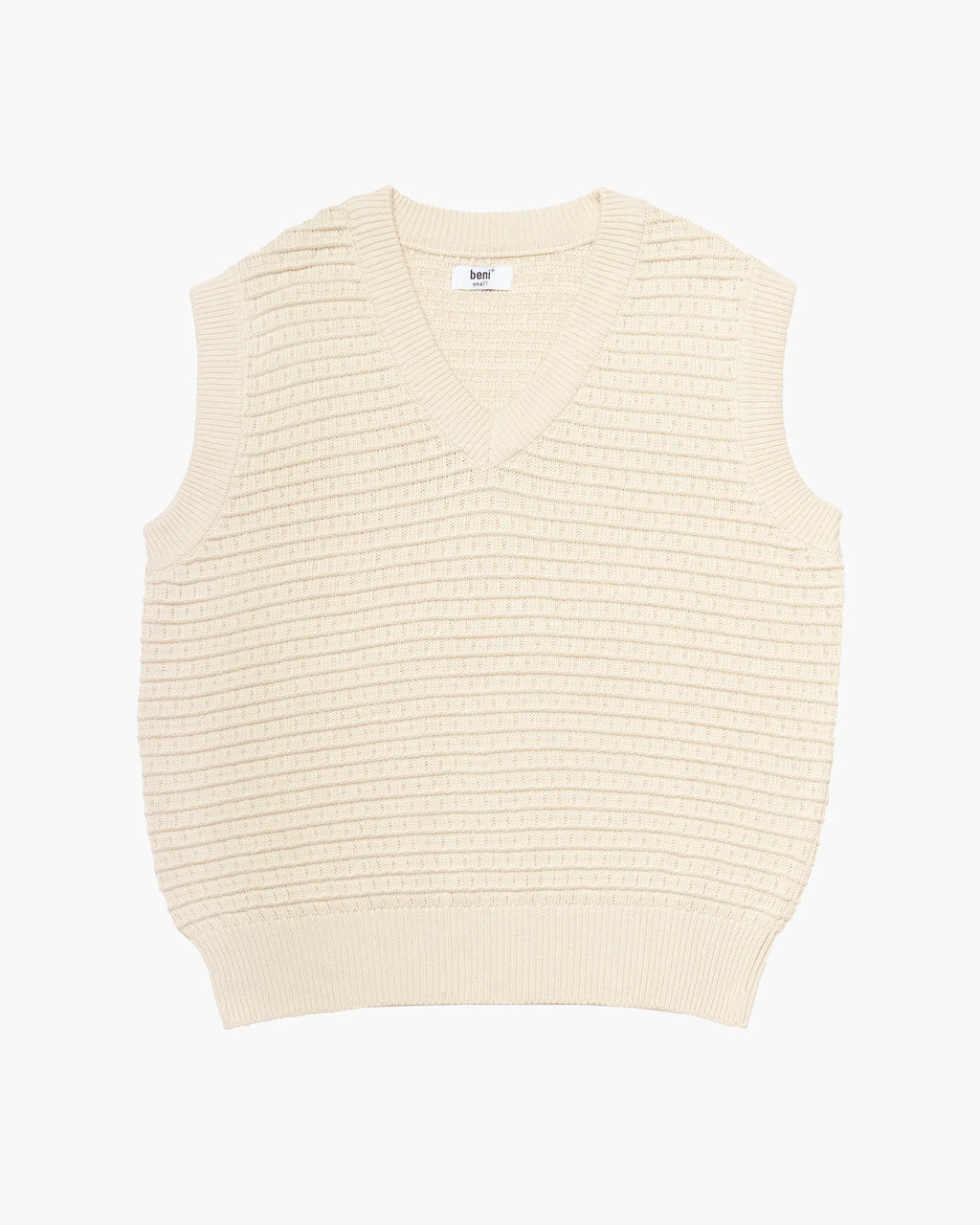 oversized knitted vest